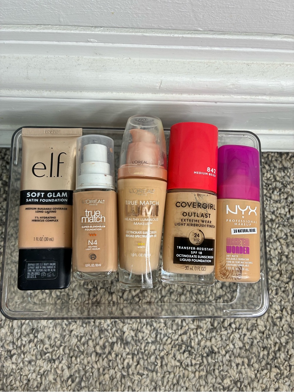 Drugstore foundation bundle ELF NYX LOREAL